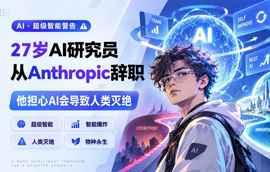一个27岁的AI研究员辞职了,因为他担心AI会导致人类灭绝
