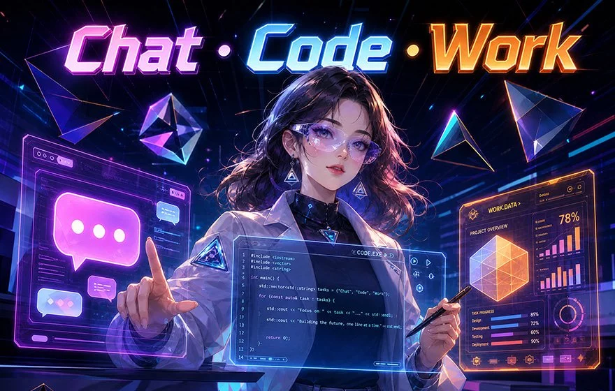 深度好文!AI 工具为何必然走向 Chat、Code、Work 三位一体?